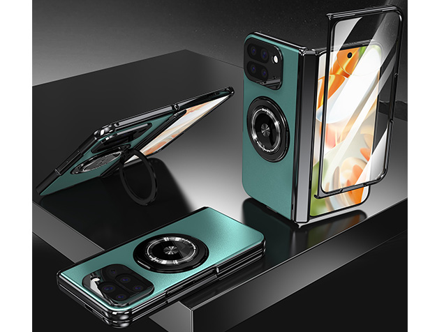 Magnetic Ring / Stand Case for Google Pixel 10 Pro Fold - Green