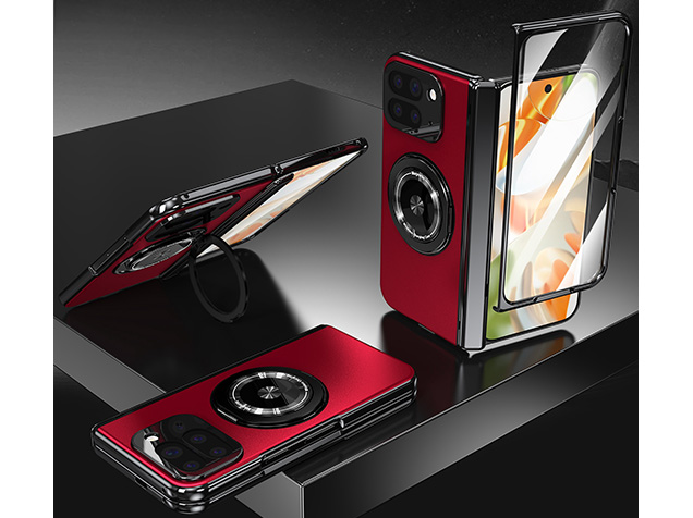 Magnetic Ring / Stand Case for Google Pixel 10 Pro Fold - Red