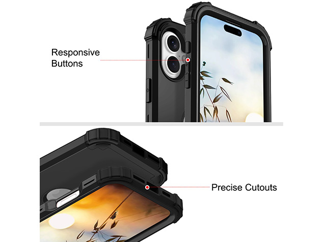 Defender Case for iPhone 17 - Black