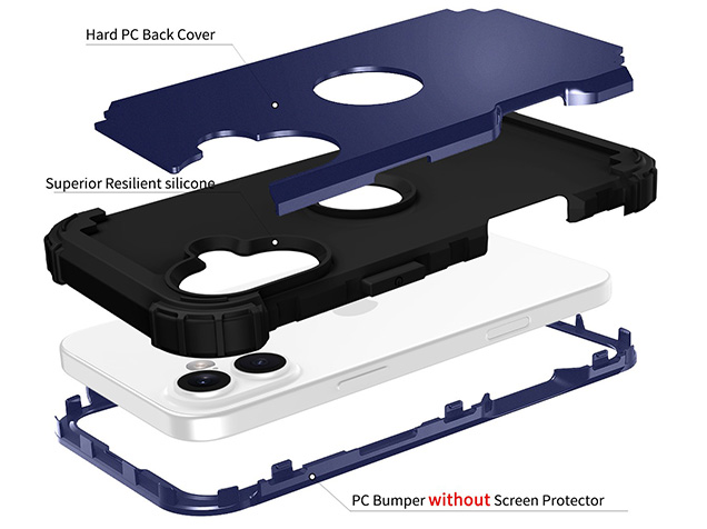 Defender Case for iPhone 17 - Navy