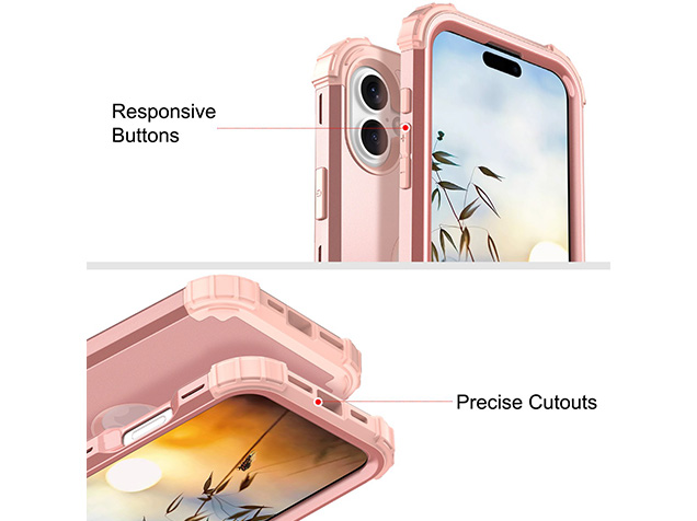 Defender Case for iPhone 17 - Pink