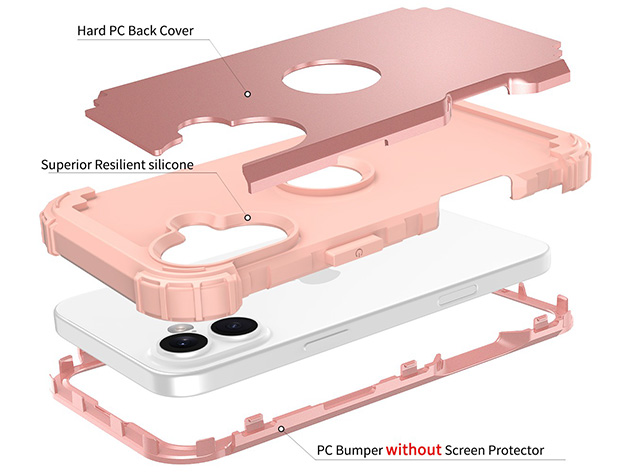 Defender Case for iPhone 17 - Pink