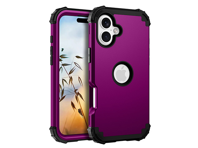 Defender Case for iPhone 17 - Plum Impact Case