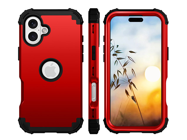 Defender Case for iPhone 17 - Red