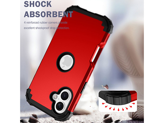 Defender Case for iPhone 17 - Red