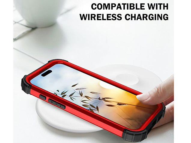 Defender Case for iPhone 17 - Red