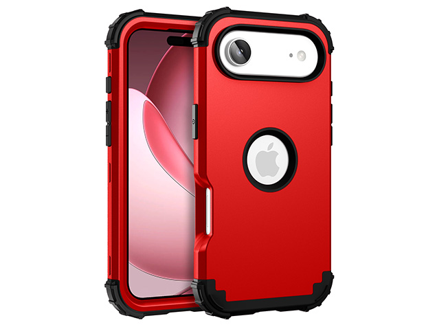 Defender Case for iPhone Air - Red Impact Case