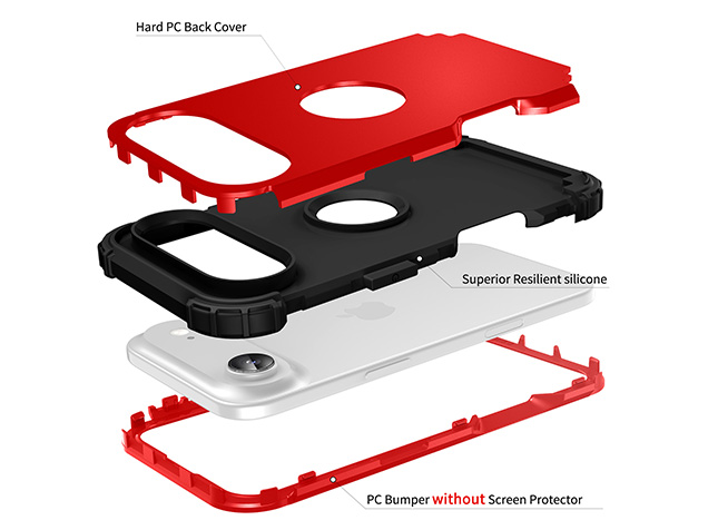 Defender Case for iPhone Air - Red