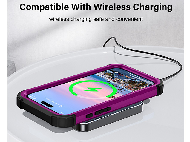 Defender Case for iPhone 17 Pro - Plum