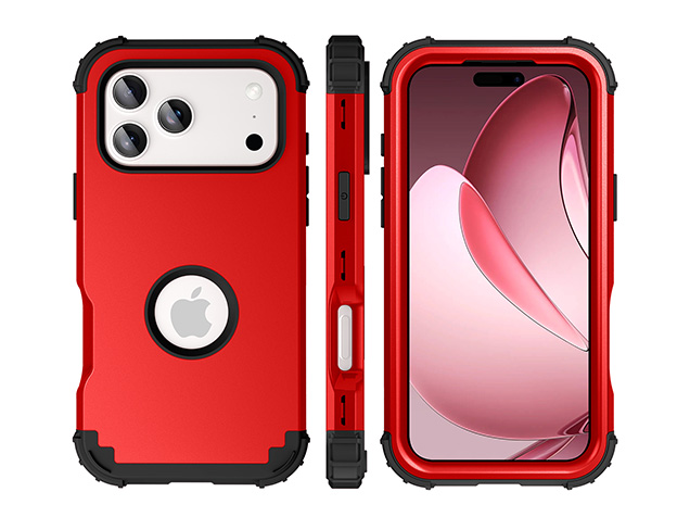 Defender Case for iPhone 17 Pro Max - Red
