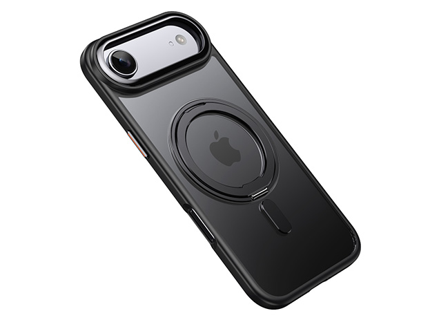 Magnetic Ring Stand Case for iPhone Air - Black