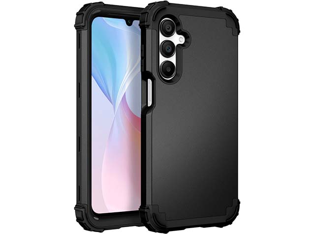 Defender Case for the Samsung Galaxy A17 - Black Impact Case