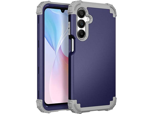 Defender Case for the Samsung Galaxy A17 - Navy Impact Case