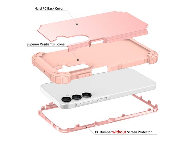 Defender Case for the Samsung Galaxy A17 - Pink