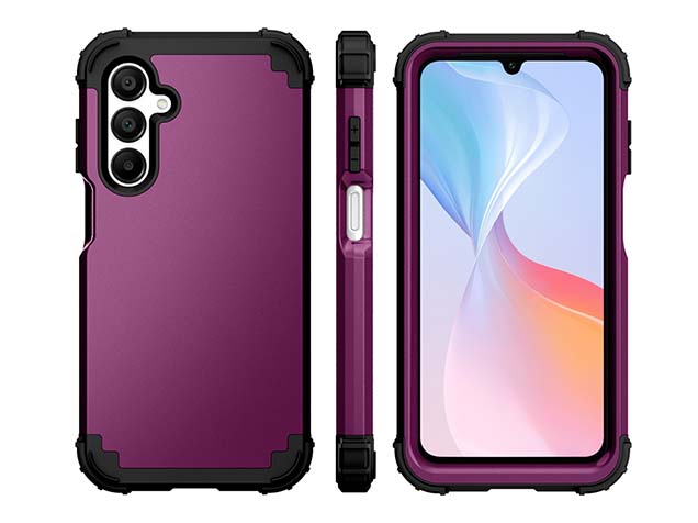 Defender Case for the Samsung Galaxy A17 - Plum