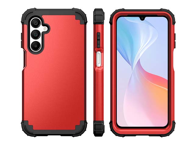 Defender Case for the Samsung Galaxy A17 - Red