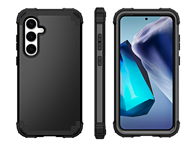 Defender Case for the Samsung Galaxy S25 FE - Black