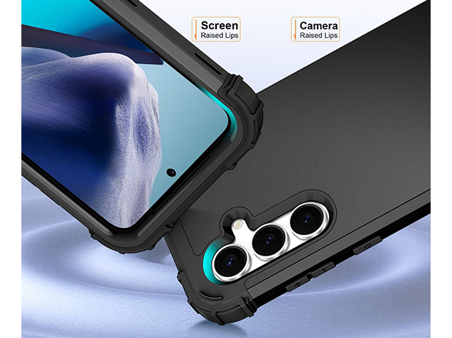 Defender Case for the Samsung Galaxy S25 FE - Black