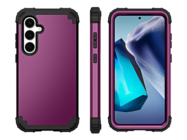 Defender Case for the Samsung Galaxy S25 FE - Plum