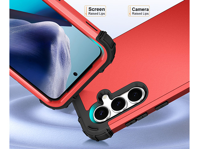 Defender Case for the Samsung Galaxy S25 FE - Red