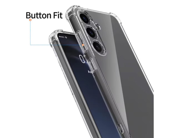 Gel Case with Bumper Edges for Samsung Galaxy S25 FE - Clear