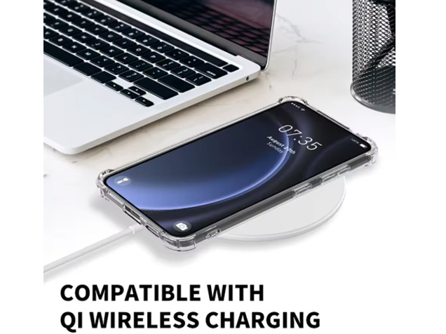 Gel Case with Bumper Edges for Samsung Galaxy S25 FE - Clear