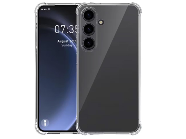 Gel Case with Bumper Edges for Samsung Galaxy S25 FE - Clear