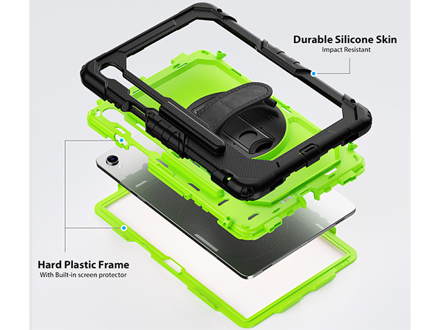 Rugged Impact Case for Samsung Galaxy Tab S11 - Green