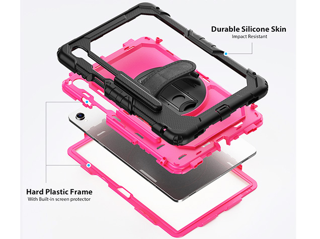 Rugged Impact Case for Samsung Galaxy Tab S11 - Pink