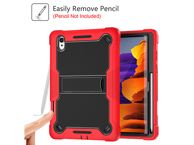 Impact Case for the Samsung Galaxy Tab S11 - Black/Red