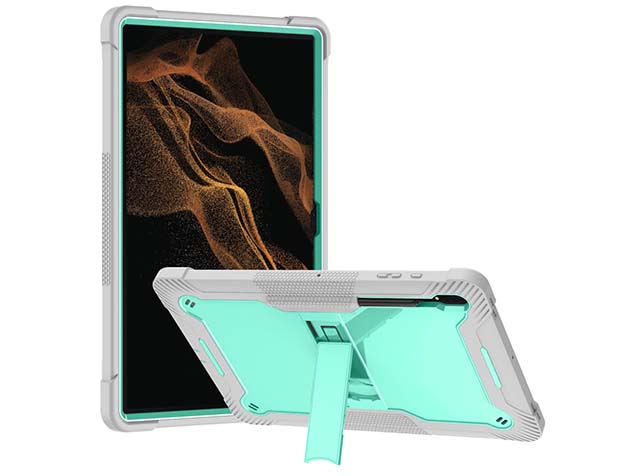 Impact Case for the Samsung Galaxy Tab S11 Ultra - Mint/Grey