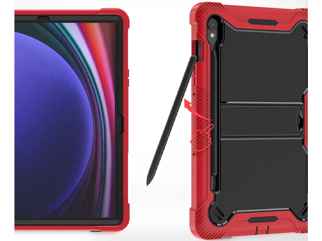 Impact Case for the Samsung Galaxy Tab S10 Lite - Black/Red