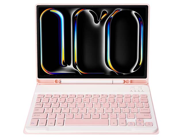 Keyboard and Case for iPad Pro 11 (2025) - Pink