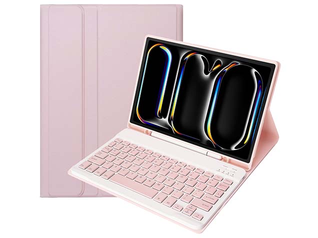 Keyboard and Case for iPad Pro 11 (2025) - Pink