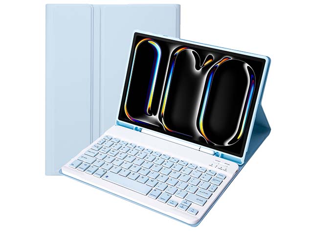 Keyboard and Case for iPad Pro 11 (2025) - Baby Blue