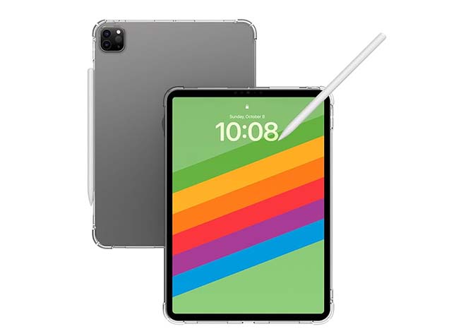 Gel Case with Bumper Edges for iPad Pro 13 (2025) - Clear