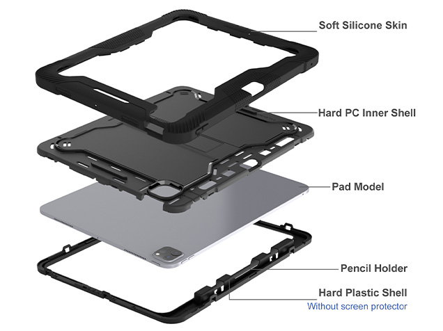 Impact Case for the iPad Pro 13 (2025) - Black