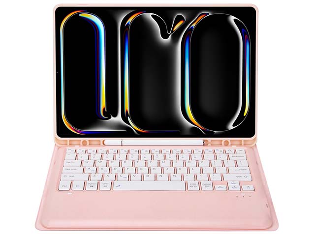 Keyboard and Case for iPad Pro 13 (2025) - Pink