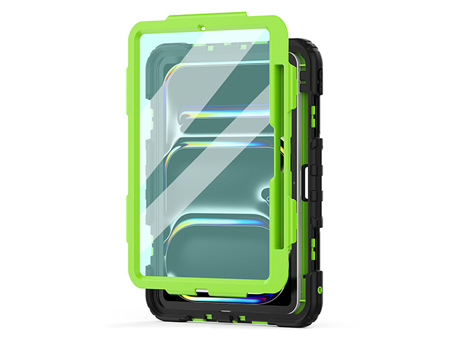 Rugged Impact Case with Strap for iPad Pro 11 (2025) - Green