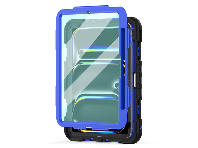 Rugged Impact Case with Strap for iPad Pro 11 (2025) - Blue
