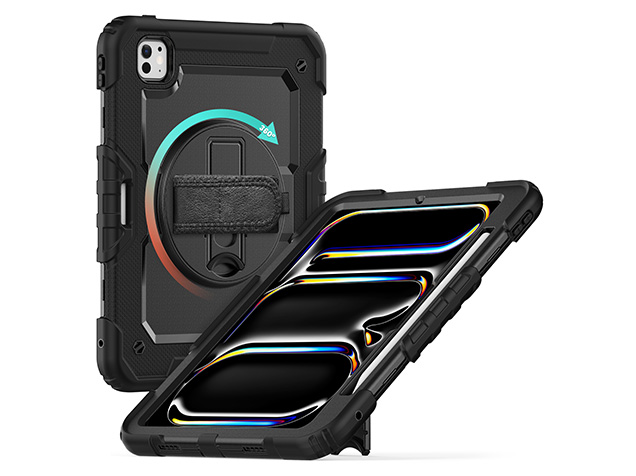 Rugged Impact Case for iPad Pro 11 (2025) - Classic Black