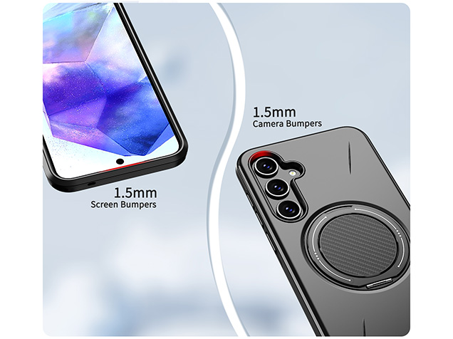 Impact Case with Ring for Samsung Galaxy A16 - Black