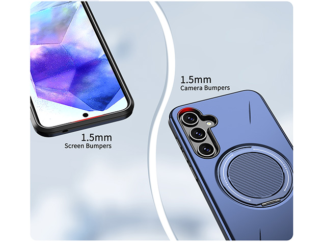 Impact Case with Ring for Samsung Galaxy A16 - Blue