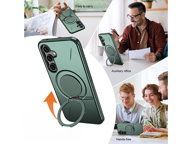 Impact Case with Ring for Samsung Galaxy A16 - Green
