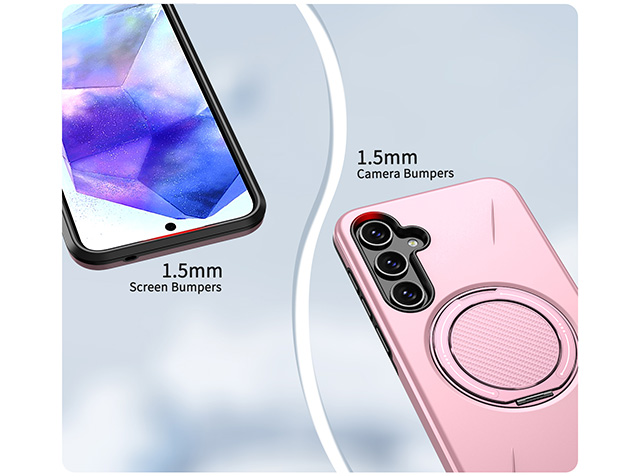 Impact Case with Ring for Samsung Galaxy A16 - Pink