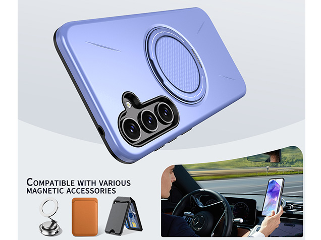 Impact Case with Ring for Samsung Galaxy A16 - Purple