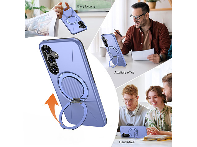 Impact Case with Ring for Samsung Galaxy A16 - Purple