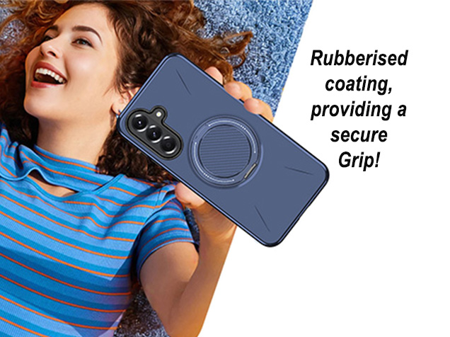 Impact Case with Ring for Samsung Galaxy A17 - Blue