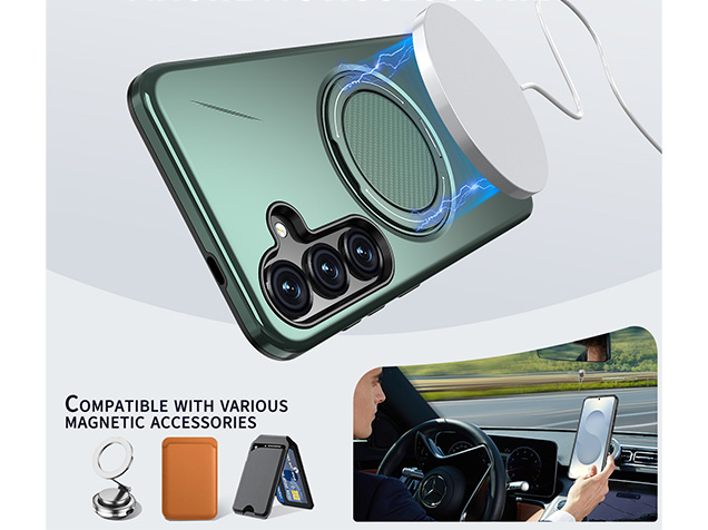 Impact Case with Ring for Samsung Galaxy S24 - Green