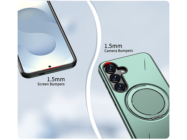 Impact Case with Ring for Samsung Galaxy S24 - Green